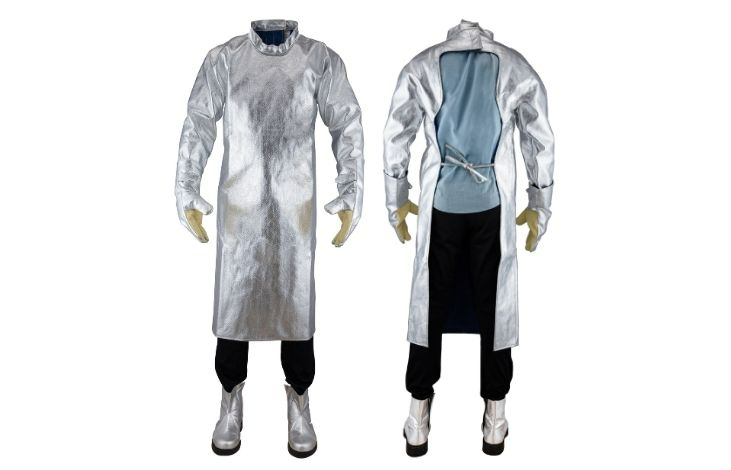 Aluminized Full Sleeves Apron  